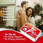Cleaings® Mini Travel Toothbrushes with Toothpaste, 24 Count