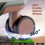 SHOWKOO 3-Piece Green Hardside Luggage Set