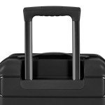 Indestructible Black Expandable Spinner Carry-On Luggage