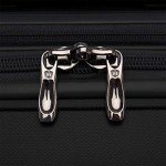 Indestructible Black Expandable Spinner Carry-On Luggage