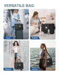 BAGAIL Extra Large Black Travel Duffel Bag