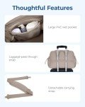 BAGSMART Women's Lightweight Travel Duffle Bag