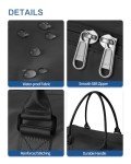 BAGAIL Extra Large Black Travel Duffel Bag