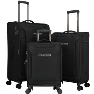 Roberto Cavalli 3-Piece Expandable Luggage Set