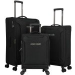 Roberto Cavalli 3-Piece Expandable Luggage Set