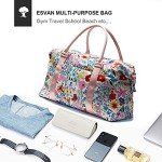 ESVAN Weekend Tote Duffel Bag with Wet Pocket