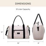 Jadyn Lola Desert Leopard Weekender Travel Bag