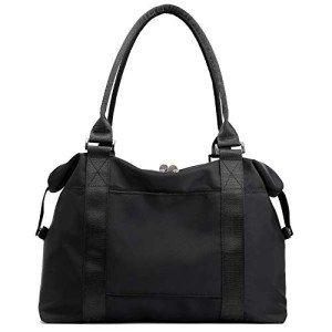 Forestfish Women's Duffle Weekender Bag with Trolley Sleeve