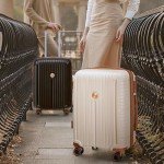 Joyway 5-Piece Hardshell Luggage Set - Beige Brown