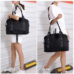 Forestfish Women's Duffle Weekender Bag with Trolley Sleeve