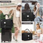 LOVEVOOK Women's Travel Duffle Bag with Shoe Compartment