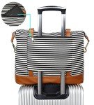 Bluboon Women's Canvas Weekender Duffel Bag