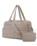 BAGSMART 31L Women's Travel Duffle Bag - Khaki