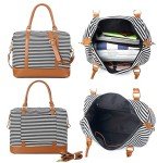 Bluboon Women's Canvas Weekender Duffel Bag