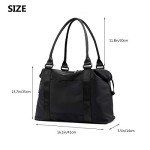 Forestfish Women's Duffle Weekender Bag with Trolley Sleeve