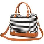 Bluboon Women's Canvas Weekender Duffel Bag