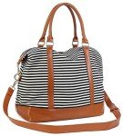 Bluboon Women's Canvas Weekender Duffel Bag