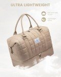 LOVEVOOK Women's Large Travel Duffle Bag, Coffee