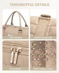 LOVEVOOK Women's Large Travel Duffle Bag, Coffee