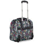 Lily Bloom Llama Mama Compact Rolling Tote Bag