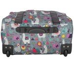 Lily Bloom Llama Mama Compact Rolling Tote Bag