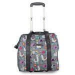 Lily Bloom Llama Mama Compact Rolling Tote Bag