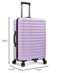 Lavender 26-Inch Hardside Spinner Suitcase