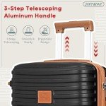 Joyway 5 Piece Expandable Hard Case Luggage Set