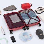 Cosbarn 3-Piece Lightweight Luggage Set with Wheels