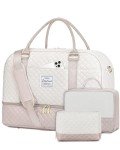 Women's Weekender Duffle Bag with Shoe Compartment