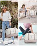 Women's Weekender Duffle Bag with Shoe Compartment