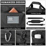 ETRONIK Versatile Travel & Gym Duffle Bag, Black