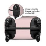 Cute Pink Elastic Luggage Cover with Boho Floral