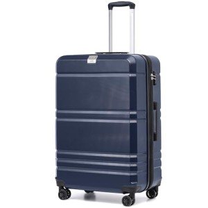 Blue Expandable Hardside Carry-On Luggage, 28 Inch