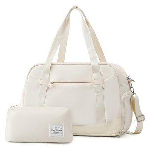 Women's Travel Duffel Bag with Shoe Compartment