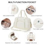 Women's Travel Duffel Bag with Shoe Compartment