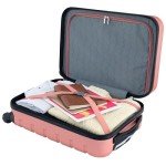 Rose Gold 22-Inch Carry-On Luggage by Travelers Club