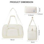Women's Travel Duffel Bag with Shoe Compartment
