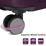 5-Piece Purple Hardside Luggage Set for Women