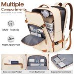 Mosslly Expandable 3-Piece Luggage Set with Backpack