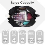 Narwey 18" Underseat Travel Carry-On Bag (Black)