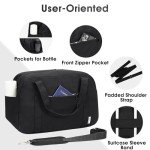 Narwey 18" Underseat Travel Carry-On Bag (Black)