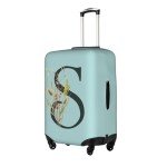 Boho Floral Spandex Luggage Cover - Medium Size
