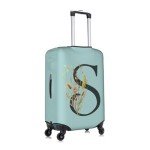 Boho Floral Spandex Luggage Cover - Medium Size