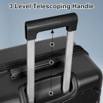 Romswi 5-Piece Lightweight Hardshell Luggage Set