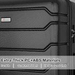 Romswi 5-Piece Lightweight Hardshell Luggage Set