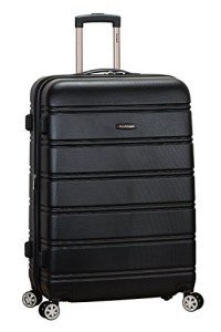 Rockland Melbourne 28" Expandable Hardside Luggage - Black