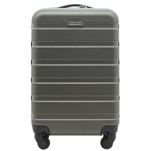 Travelers Club Harper 22-Inch Charcoal Carry-On