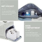 Lightweight Women's Gym Tote with Shoe Compartment