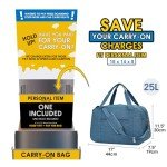 Narwey 18" Underseat Carry-On Travel Duffel Bag